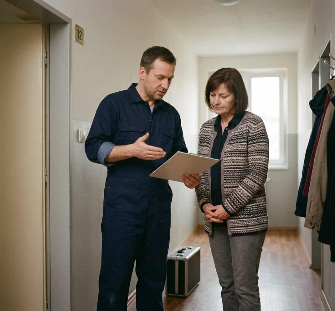 Technik při instalatérské práci na potrubí